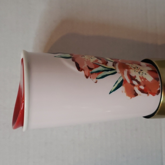 Floral 2015 Starbucks Traveler Tumbler 10oz W/Lid - Picture 5 of 10
